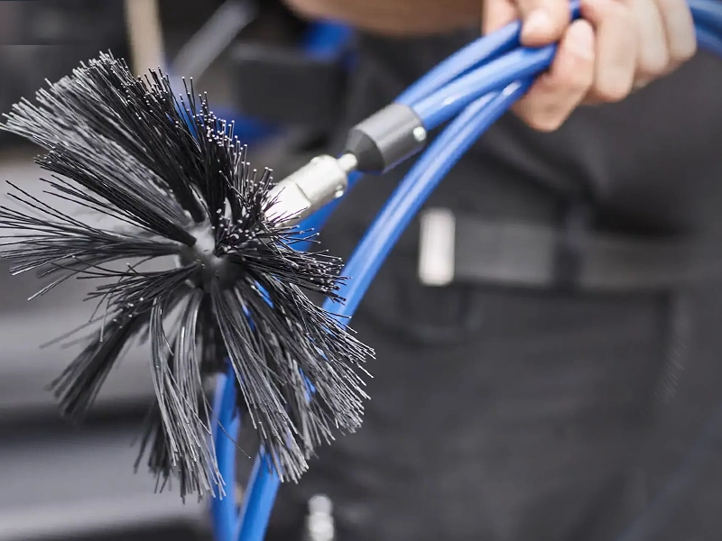 Dryer duct cleaning tools